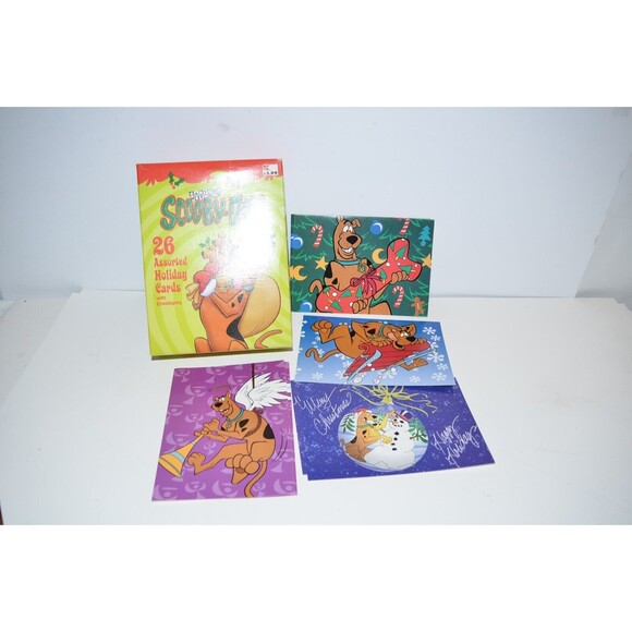 Vtg Christmas Cards Scooby-Doo Holiday Hanna-Barbera Paper Magic Group 26pc - Picture 6 of 10